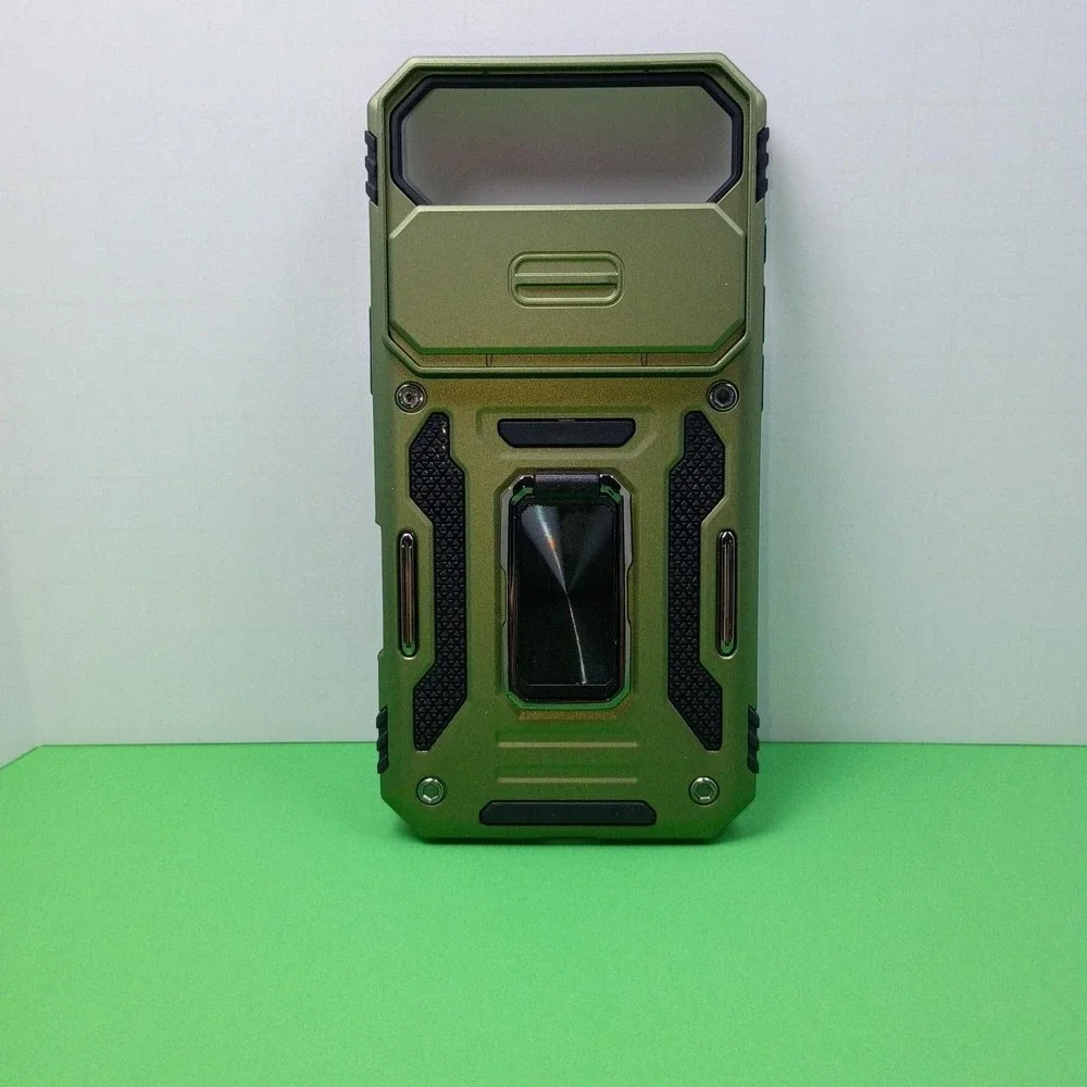 Olive green rugged shock proof iPhone 17 Air phone case New